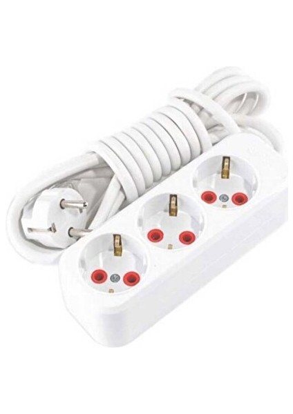 Grup 3'lü 5 Metre 16A 250V Toprakli Grup Pri?z