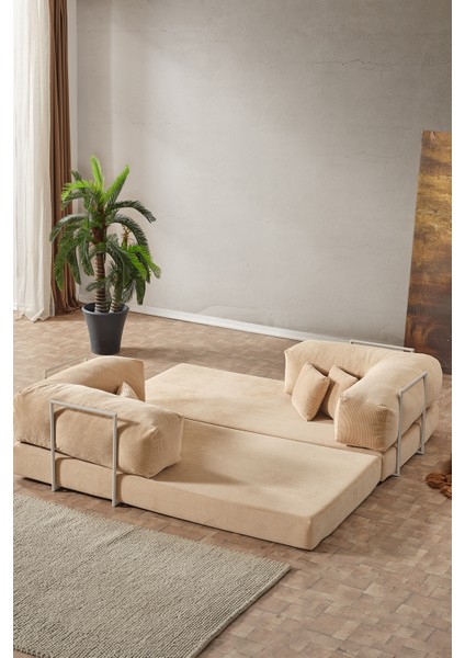 Legom Petek Aktivite Koltuğu Yatak Olabilen Çok Amaçlı Kanepe L Koltuk Bej fırsatları