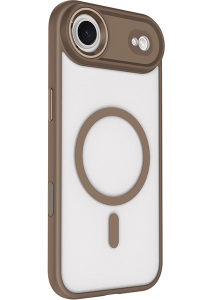 iPhone 17 Air Kılıf Krom Manyetik Şarj Özellikli Armor Kapak fiyatları