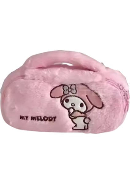 Sanrio Kuromi My Melody Kalem Kutu Pembe Makyaj Çantası