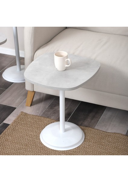 Silvavera Zigon Sehpa Mdf Tabla Alt Mekanizma Demir Beyaz Renk modelleri