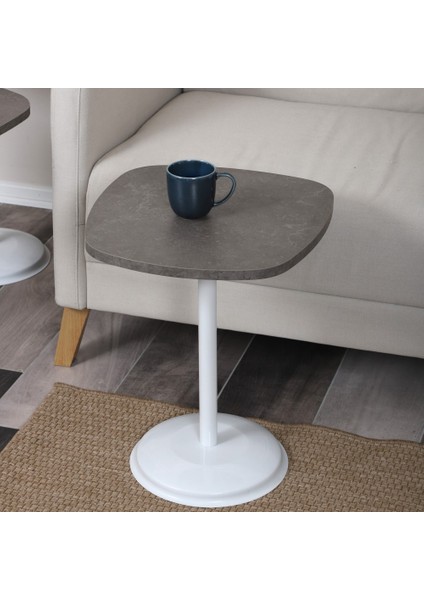 Silvavera Zigon Sehpa Mdf Tabla Alt Mekanizma Demir Beyaz Renk modelleri