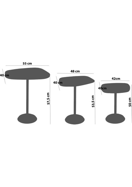 Silvavera Zigon Sehpa Mdf Tabla Alt Mekanizma Demir Beyaz Renk indirimleri