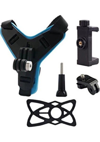 Kasklara Uyumlu Gopro Telefon ve Aksiyon Kamera Tutucu Kask Çene Telefon Kamera Tutacağı fiyatları