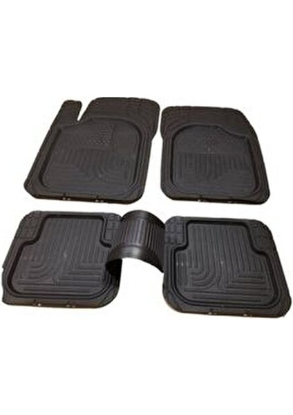 Havuzlu Paspas Dacia Duster İçin Kaymaz Tabanlı Siyah Lastik Malzeme