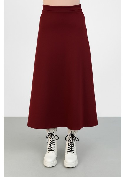 Puf Scuba Kumaş Tesettür Etek