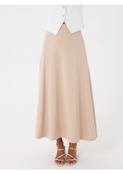 Puf Scuba Kumaş Tesettür Etek