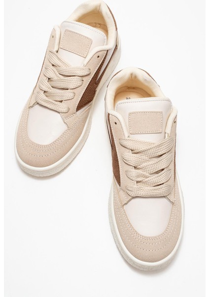 Kadın Anorak Spor Ayakkabı Bej Kahve indirimleri