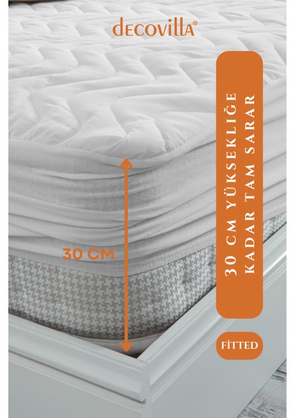 Kapitone Fitted Telalı Yatak Koruyucu Çarşaf Alez fırsatları
