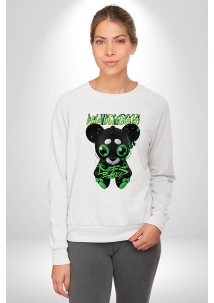 Harvey Duckman Bilim Kurgu, Fantezi Korku Erkek Kadın Unisex Dijital Baskılı Beyaz Sweatshirt indirimleri