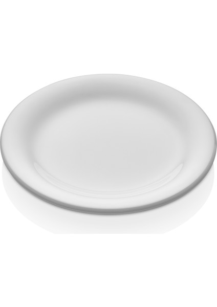 2114.PW - Soft 6'lı Beyaz Yuvarlak Tatlı ve Pasta Tabak Seti 14 Cm, Thermoset Melamin fiyatları