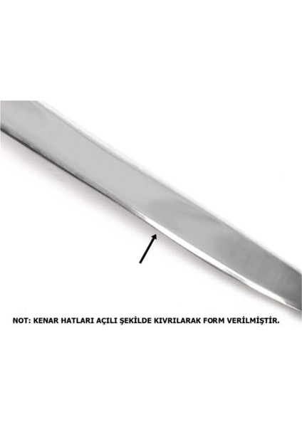 Toyota Verso Krom Formlu Bagaj Alt Çıta 2004-2009 Paslanmaz Çelik modelleri