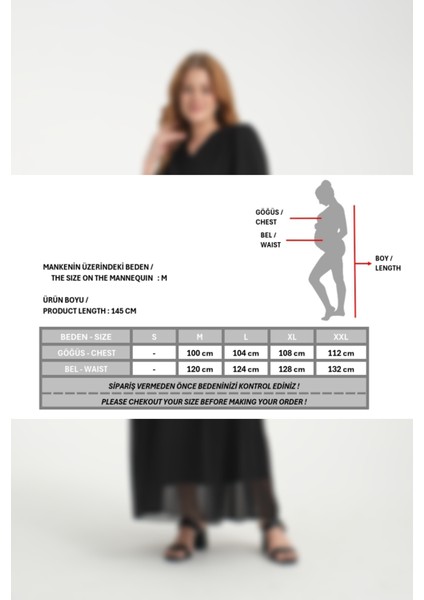 Hamile Içi Astarli Şifon Elbise Bel Bağcık ve Önden Açılan Düğmeleri Detaylı (Emzirme)