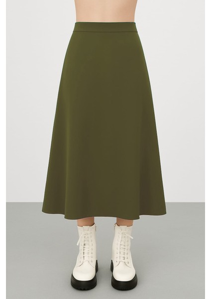 Puf Scuba Kumaş Tesettür Etek