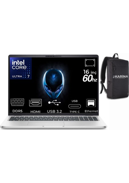 Pro 16 Ultra 7-265U PC16250-34 64GB 1tb W11PRO 16 Fhd+ Taşınabilir Bilgisayar