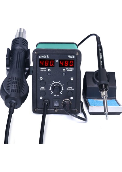 Prolink P-86 Dıı Dijital Sıcak Hava Üfleme ve Havya Istasyonu