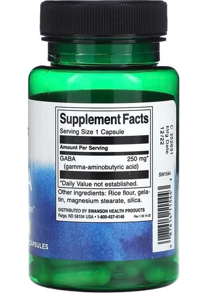 Gaba 250 Mg 60 Capsules fiyatları