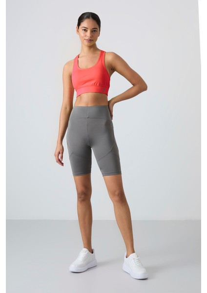 Neon Pembe Sırt Detaylı Dar Kalıp U Yaka Kadın Spor Büstiyer - 97120 fiyatları