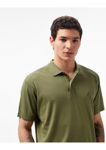 Nautıca Erkek Yeşil Classıc Fıt Kısa Kollu Polo K45329T.3HC fırsatları
