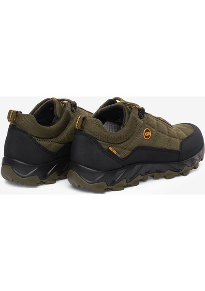 Erkek Haki Hakiki Deri Su Geçirmez Ayakkabı 5K1GA00171L