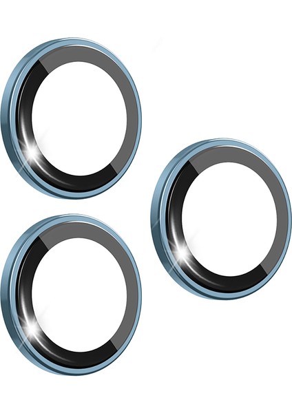 iPhone 17 Pro Max Uyumlu Wiwu LG-003 Lens Guard Safir Kamera Lens Koruyucu Mavi fiyatları