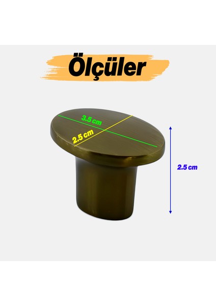 Çekmece Mutfak Mobilya Dolabı Dolap Kulpu Kulbu Metal Kulpları Antik Sarı Kulp Düğme Tek Vidalı fiyatları