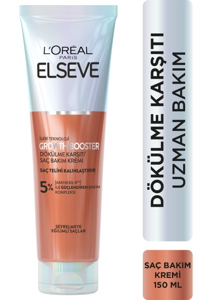 Elseve Growth Booster Dökülme Karşıtı Rutin: Şampuan & Saç Bakım Kremi & Saç Derisi Serumu modelleri