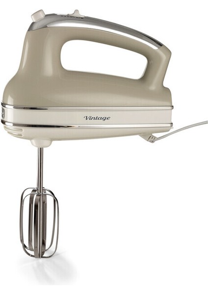 Vintage 3'lü Set, Bej (Dom Su Isıtıcı + El Mikseri + Ekmek Kızartma Makinesi Özel SET) KHSET11 modelleri