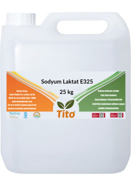 Sodyum Laktat E325 25 kg