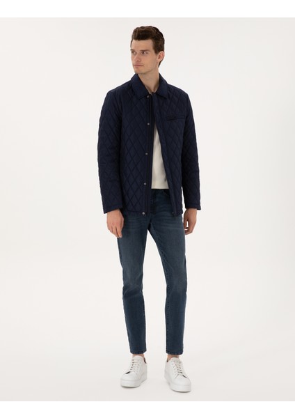 Erkek Lacivert Mont 50313920-VR033 fırsatları