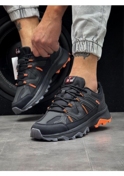 Su Geçirmez Dayanıklı Phylon Taban Ayakkabı-Siyah-Oranj modelleri