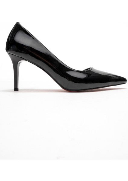 Kadın Topuklu Ayakkabı Siyah Rugan fiyatları