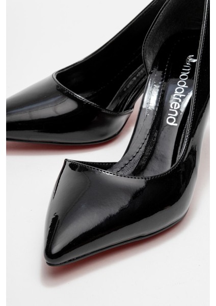 Kadın Topuklu Ayakkabı Siyah Rugan modelleri