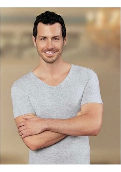 Şahinler V Yaka Licralı Kollu Atlet