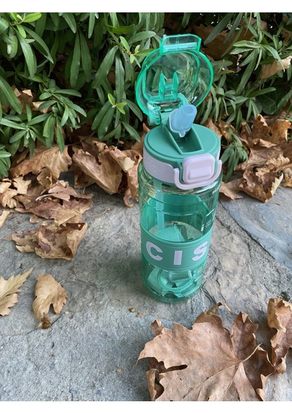 Motivasyon Matarası Şeffaf 800ML Suluk Su Şişesi Spor Matarası Bpa Içermaz (Askılı) modelleri