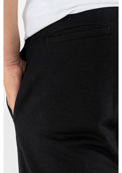 Erkek Siyah Jogger Eşofman Altı Duble Paça Spor Rahat Pantolon