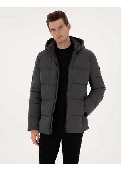 Erkek Gri Mont 50313923-VR024