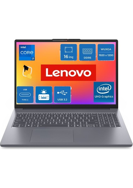 Ideapad Slim 3 16IRH10 Intel Core I7 13620H 8gb 512GB SSD Windows 11 Pro 16" Fhd Taşınabilir Bilgisayar 83K2001VTR Snertech Çanta Hediye fiyatları