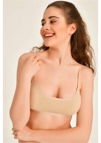 Kadın Pedli Ip Askılı Büstiyer 6312
