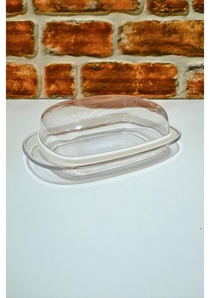 Şeffaf Sert Plastik Peynirlik -Tereyağlık -Saklama Kutusu