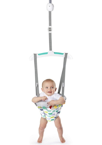 Playful Zıplama Aparatı Ayarlanabilir Askılı Bebekler Için