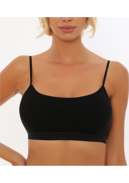 Kadın Pedli İp Askılı Büstiyer 6312