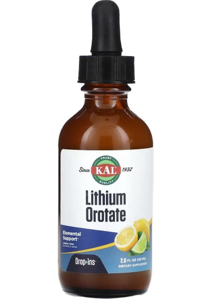 Lithium Orotate Lityum Damla 4 Mg