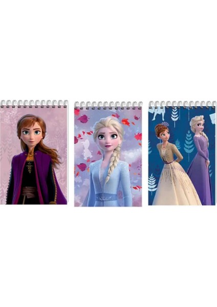 Bloknot Spiralli Frozen 42 YP A7 3'lü 140100-92