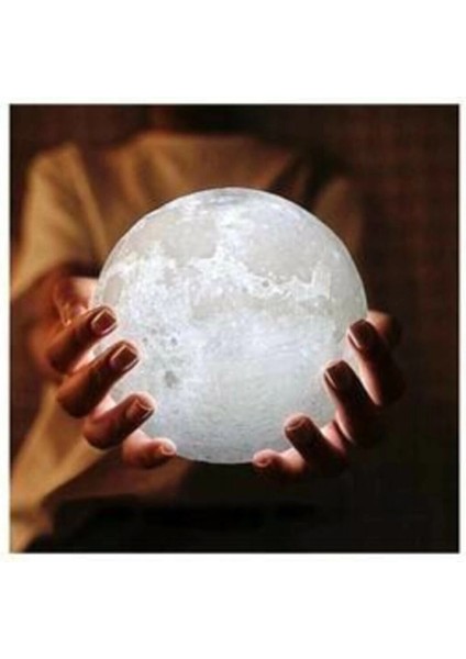 3D Ay Lambası 5 Renk modelleri