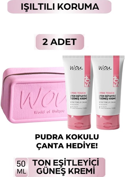 Wou 2'li Pınk Touch+Çanta Hediyeli