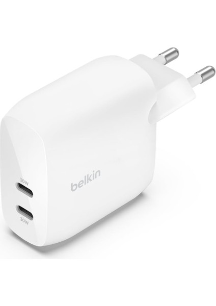 Boost Charge Çift Usb-C Fişi, Pps'li, Iphone 16 ve Diğerleri, Ipad, Samsung Galaxy, Google Pi