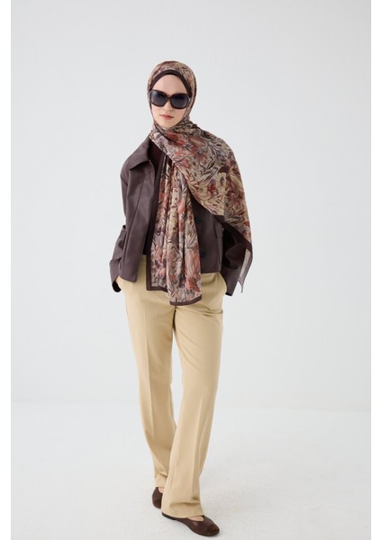 Paradise Kraş Şal - Kahve modelleri