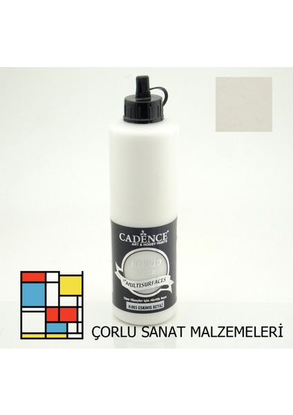 Akrilik Multisurface Hibrit Boya H-003 Eskimiş Beyaz 500 ml Yüksek Kapatıcılık Özellikli fiyatları