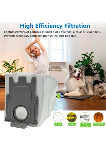 Roborock Q Revo/s8 Maxv ULTRA/P10PRO/G20S Robot Süpürge Aksesuarları Için Toz Torbası Yedeği 10 Adet (Yurt Dışından) fiyatları